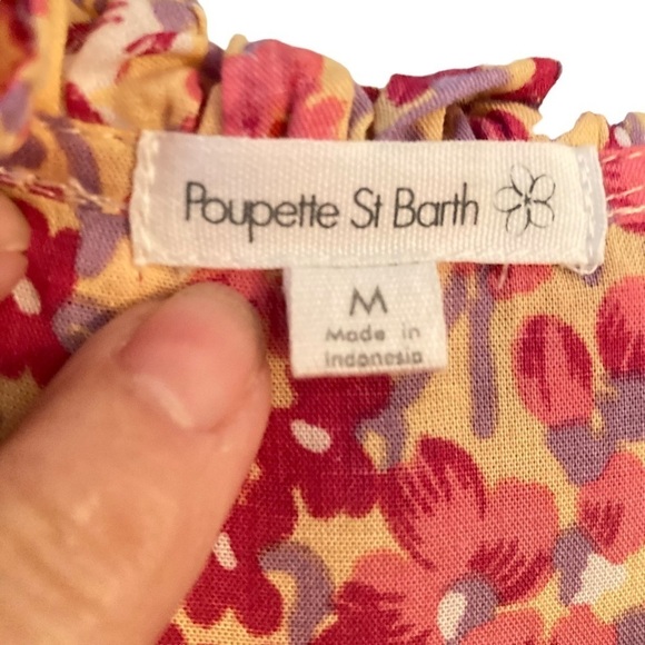 Poupette St. Barths Floral Triny Dress Size M - Picture 15 of 16